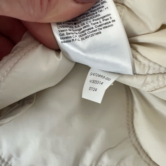 Athleta Quilted Puffer Alight Jacket in Bone color Size Large NWT - Picture 11 of 14